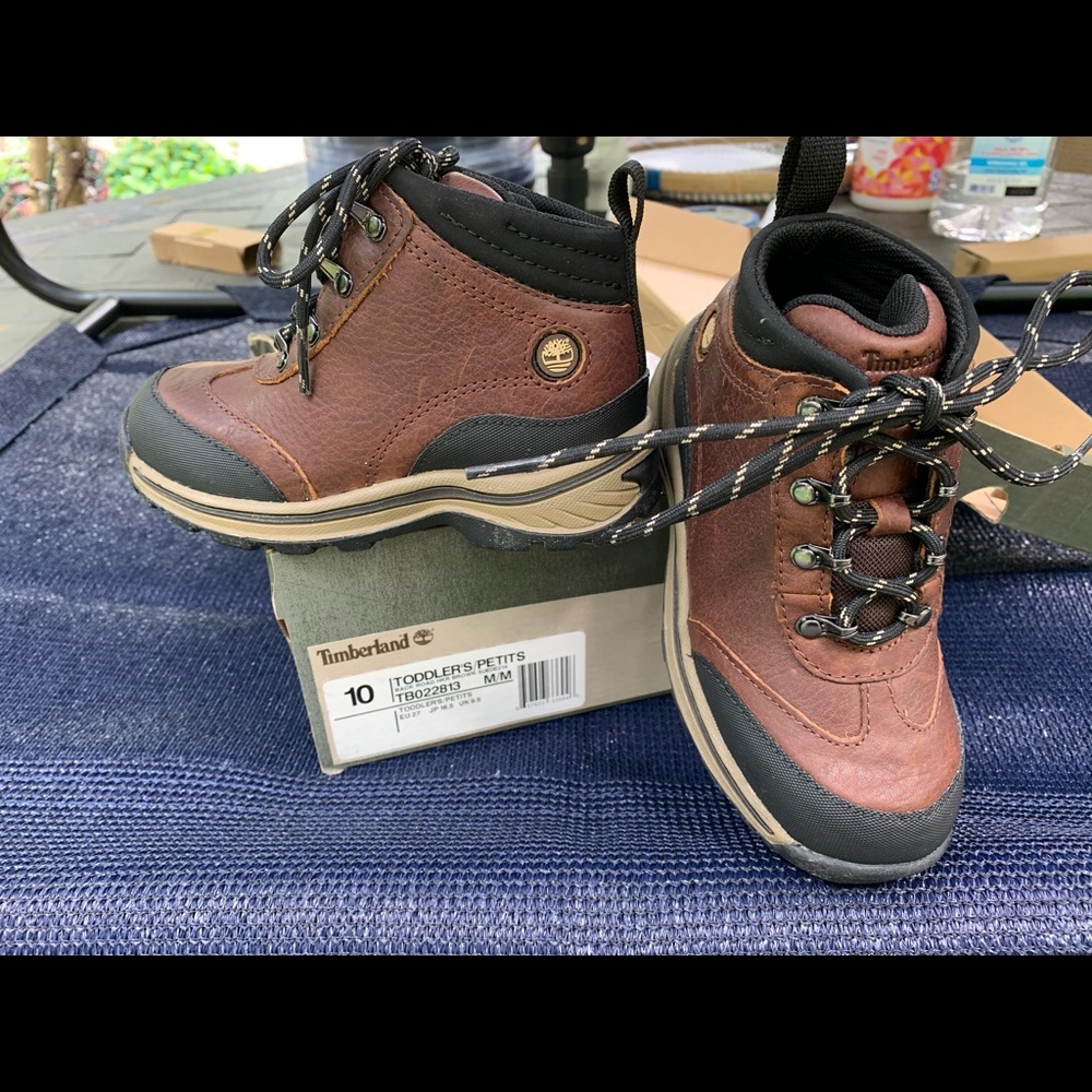 Toddler boys timberland boots size 10